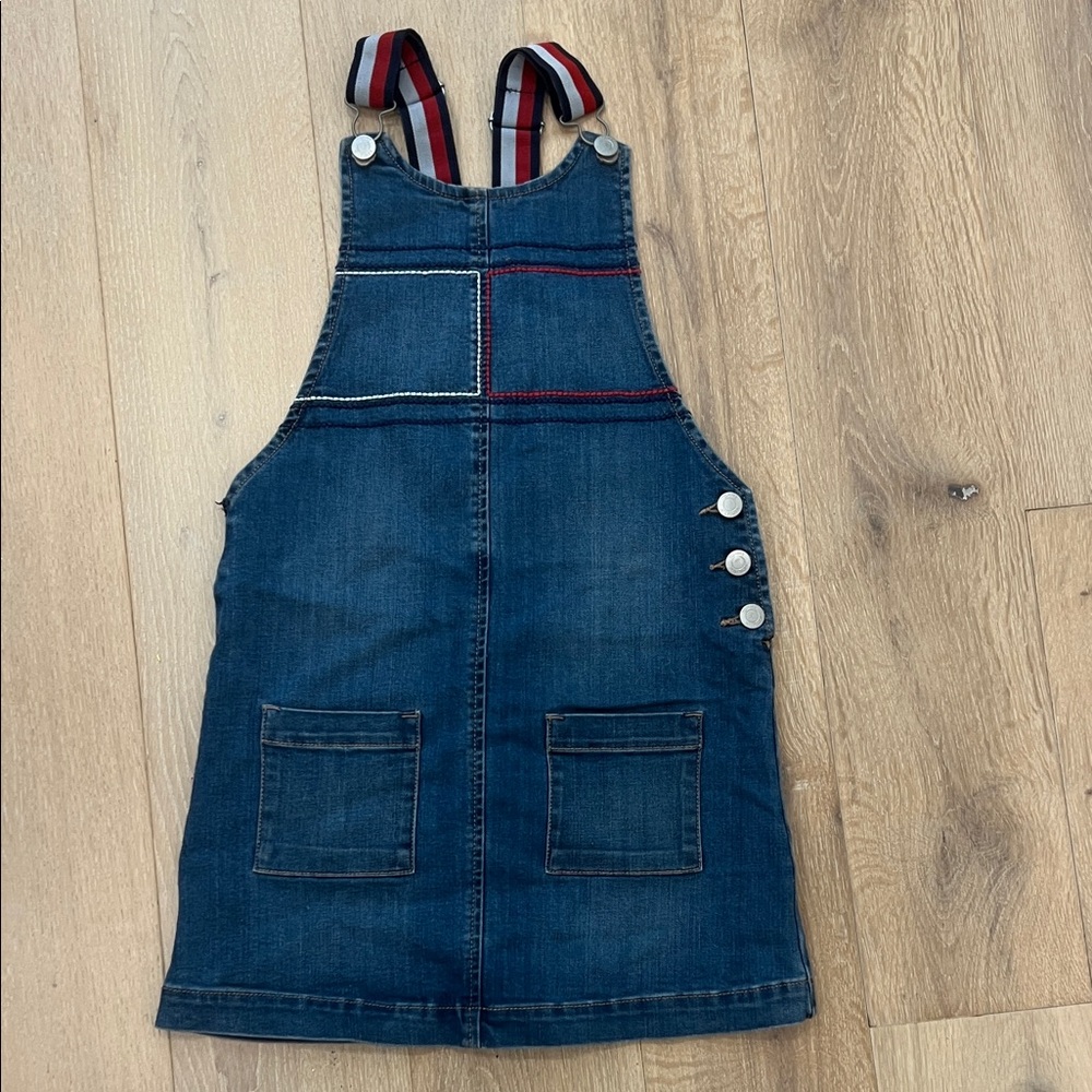 Tommy Hilfiger Blue Kids Overall Dress
